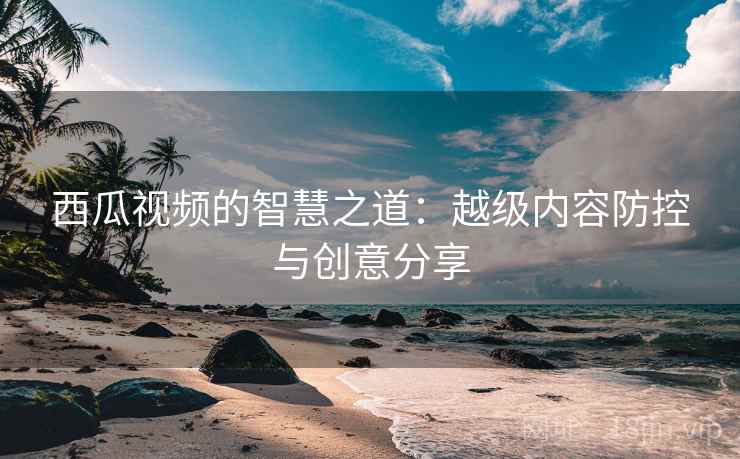 西瓜视频的智慧之道：越级内容防控与创意分享